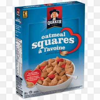 Quaker Oatmeal Squares Cereal Quakeroats Ca - Quaker Oat Bran Squares Cereal Clipart
