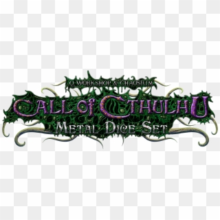 Call Of Cthulhu Metal Dice - Illustration Clipart