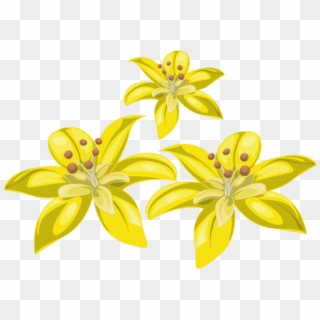 Download Three Yellow Flowers Png Images Background - Yellow Flowers Clip Png Transparent Png