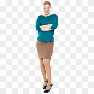 Standing Women - Miniskirt Clipart