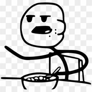Angry Troll Face Meme Png Cereal Guy Meme Png - Throw It Away Meme Clipart