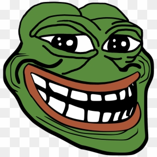 Png - Pepe The Frog Troll Face Clipart