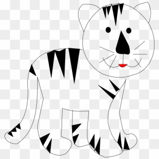 This Free Icons Png Design Of Tiger White Clipart