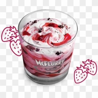 Mcdonald's Mcflurry Strawberry Shortcake Clipart