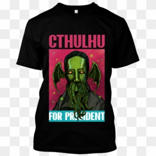 Cthulhu For President Preta , Png Download Clipart