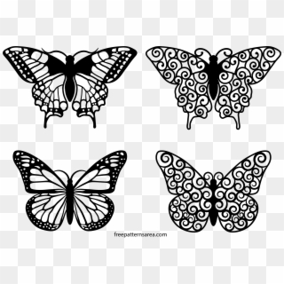 Moth Clipart Svg - Butterfly Clipart Vector - Png Download