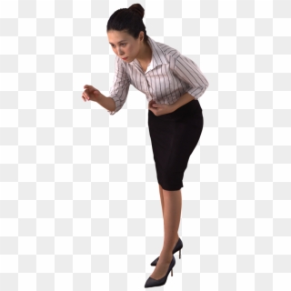 Business Woman Standing Png , Png Download - Pencil Skirt Clipart