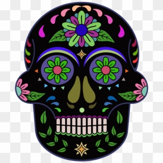 Day Of The Dead 800 X 800 Png Transparent - Skull Clipart