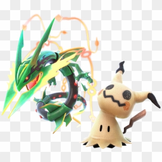 Pokémon Battles Are About To Get A Lot More Exciting - Pokken Tournament Dx Mega Rayquaza Clipart