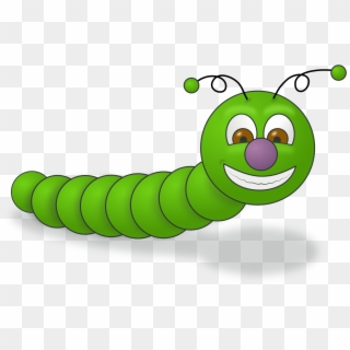 Caterpillar Creep - Worm Clip Art - Png Download