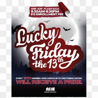 This Friday The 13th Won't Be Scary For Arc Fitness - Friday The 13th Flash Sale Clipart