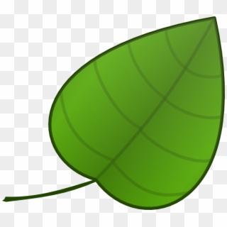 Tropical Leaf Template Clipart - Leaf Simple - Png Download