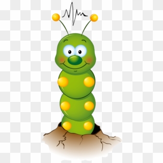Фотки Clipart, Cartoon Drawings, Caterpillar, Painted - Clipart Bunte Raupe - Png Download