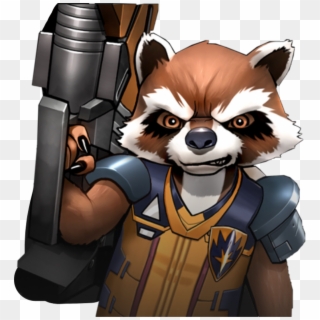 Rocket Sticker - Rocket Raccoon Clipart