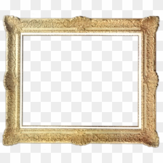 Golden Frame Png Background Image - Transparent Background Gold Picture Frame Png Clipart