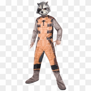 Kids Rocket Raccoon Costume - Disfraz De Guardianes De La Galaxia Clipart