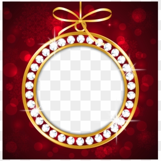 Red And Gold Picture Frame Clipart