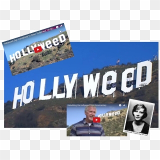 Prankster Changes Famous 'hollywood' Sign To 'hollyweed' - Hollywood Sign Clipart