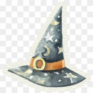 Watercolor Witch Hat , Png Download - Watercolor Witch Hat Clipart