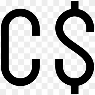 Australian Currency Symbol - Canadian Dollar Sign Clipart