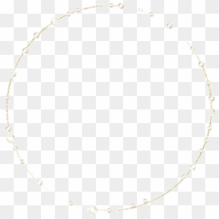 Golden Round Frame Png Transparent Image - Chain Clipart