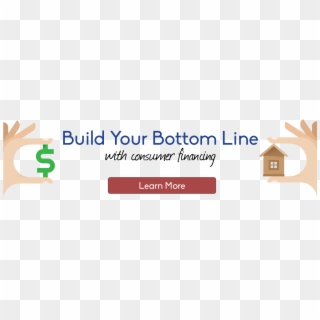 Build Your Bottom Line Hands Holding House And Dollar - Printing Clipart
