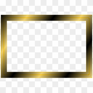 Photo Collection Gold Frame Rectangle Clipart