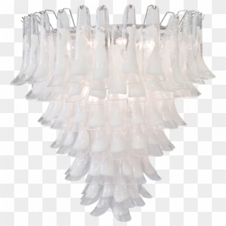 Comwp Tt235 Murano Glass Chandelier B - Feather Chandelier Png Clipart