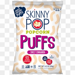 Skinnypop Sweet Cinnamon Popcorn Puffs - Skinny Pop Popcorn Puffs Clipart