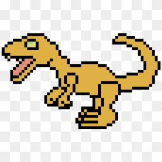 Raptor - Raptor Dinosaur Pixel Art Clipart