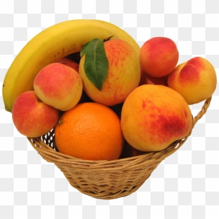 Peaches Oranges And Bananas Png Image - Comida Que Se Come En Primavera Clipart