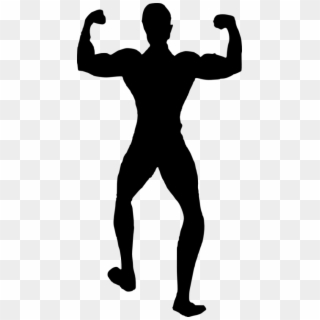 Free Png Muscle Man Bodybuilder Silhouette Png - Fitness Girl Silhouette Clipart