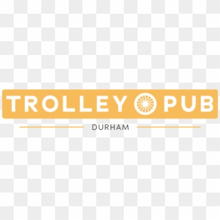 Trolley Pub Durham - Sign Clipart