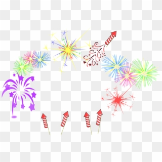Download Fireworks Crackers Png Transparent Images - Sparkle Clip Art