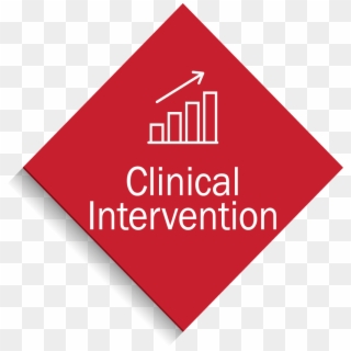 Red Square- Clinical Intervention - Sign Clipart