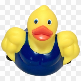 Muscle Builder Rubber Duck - Bath Toy Clipart