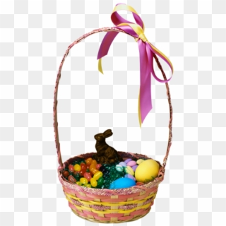 Free Png Transparent Easter Basket And Bunnypicture - Easter Basket Clipart