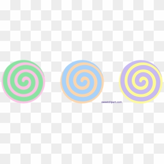 Spiral Clipart Student - Pastel Candy Png Transparent Png