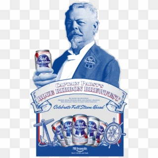Captain Pabsts Blue Ribbon Brewfest Png Logo - Frederick Pabst Clipart