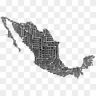 Medium Image - Map Of Mexico Bold Clipart