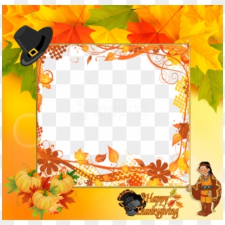 Free Png Transparent Happy Thanksgiving Frame Png Images - Happy Thanksgiving Frames Clipart