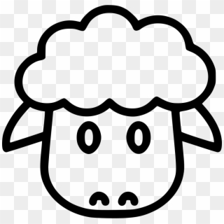 Face Sheep Png - Sheep Face Icon Clipart