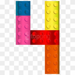 Free Png Lego Number Four Png Images Transparent - Lego Number 4 Clipart