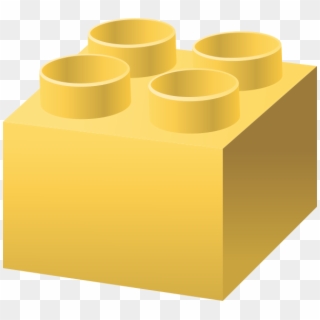Lego Png - Yellow Lego Brick Png Clipart