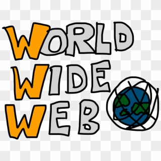 World Wide Web, Www, Lettering, World, Internet, Globe - World Wide Web Words Clipart