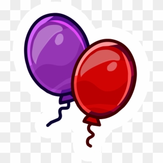 Anniversary Balloons Pin Icon - Club Penguin Balloons Clipart