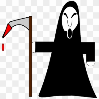 Halloween Reaper, Grim, Scythe, Hooded, Skull, Death, - Transparent Grim Reapers Clipart