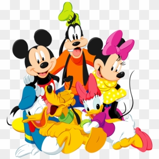 Fundo Casa Do Mickey - Mickey Mouse And Friends Clipart