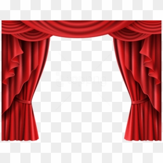 Free Png Download Red Theater Curtain Transparent Clipart - Stage Curtain Png