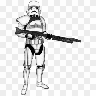 Stormtrooper Sergeant With Dlt - Star Wars Chimaera Trooper Clipart